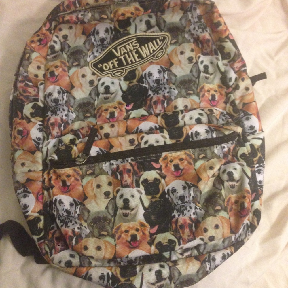 Vans dog print backpack